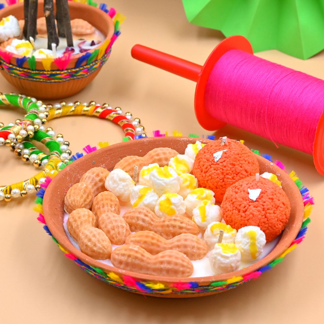 Lohri Candle Platter