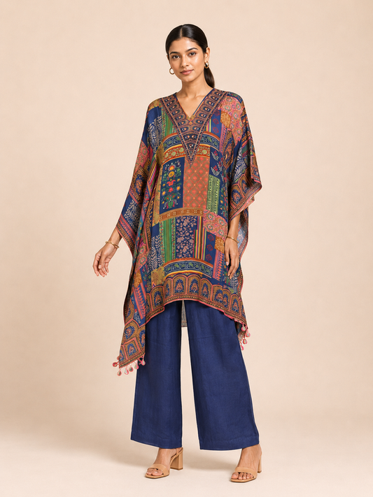 Mehr Mosaic Kaftan Co-Ord Set