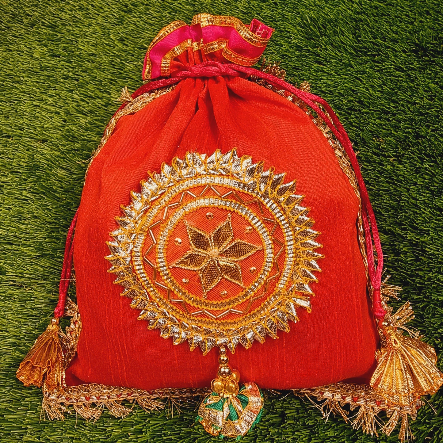Gota Potli Gifting Bag Red