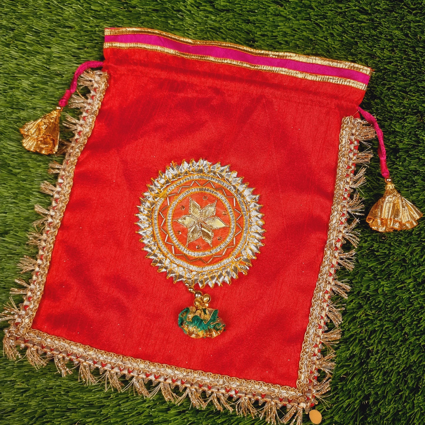 Gota Potli Gifting Bag Red