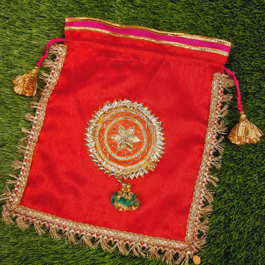 Gota Potli Gifting Bag Red