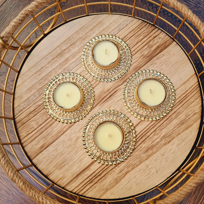 Festive Tea Light Candle Holder ( Set of 4) - Urban Roots