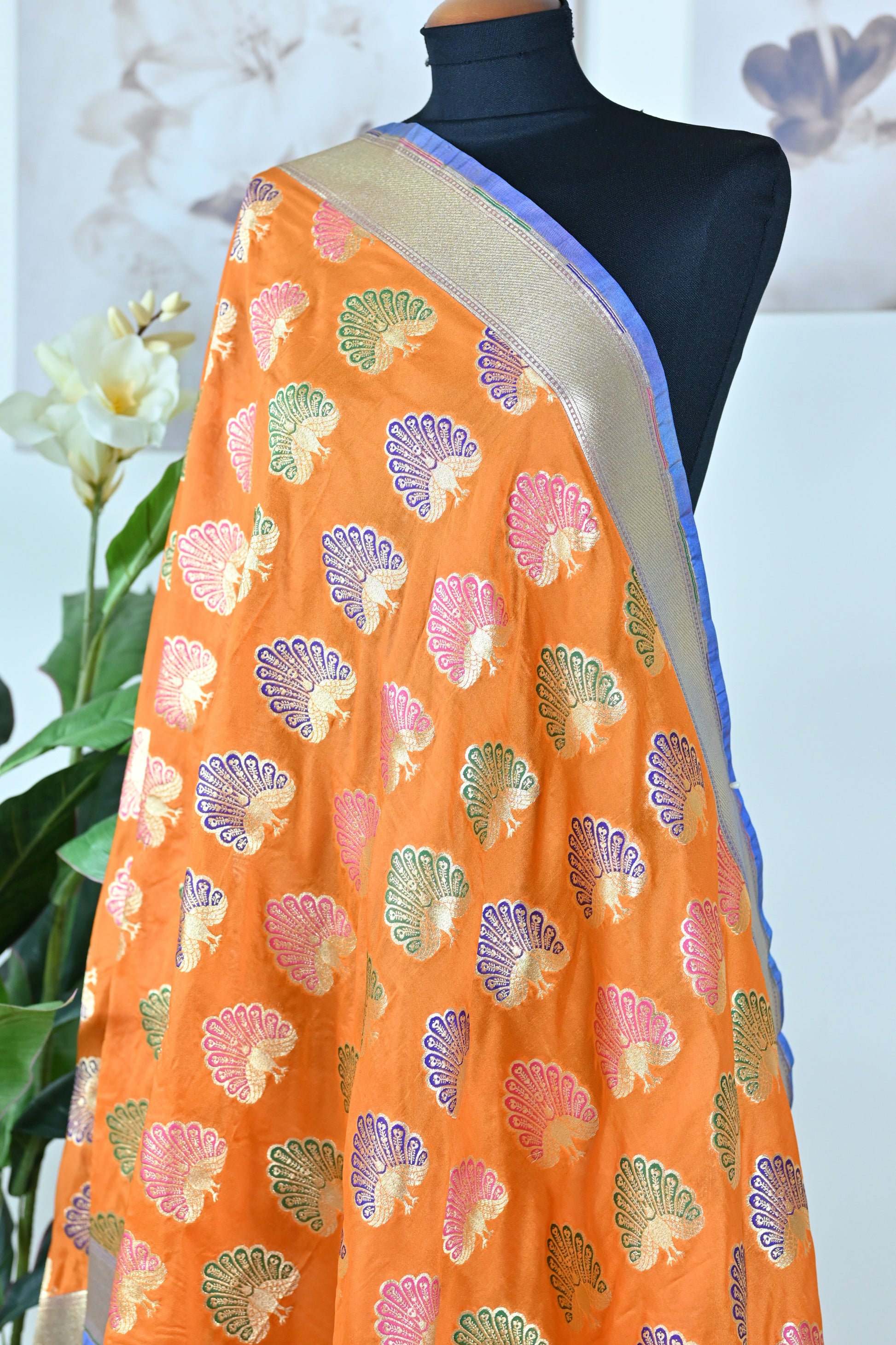 Banarasi Silk Dupatta - Urban Roots