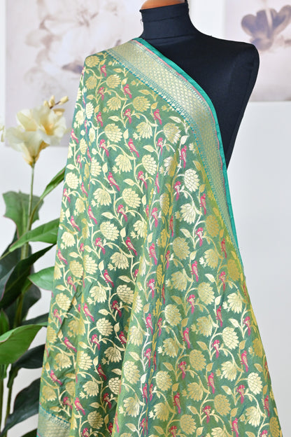 Banarasi Silk Dupatta - Urban Roots