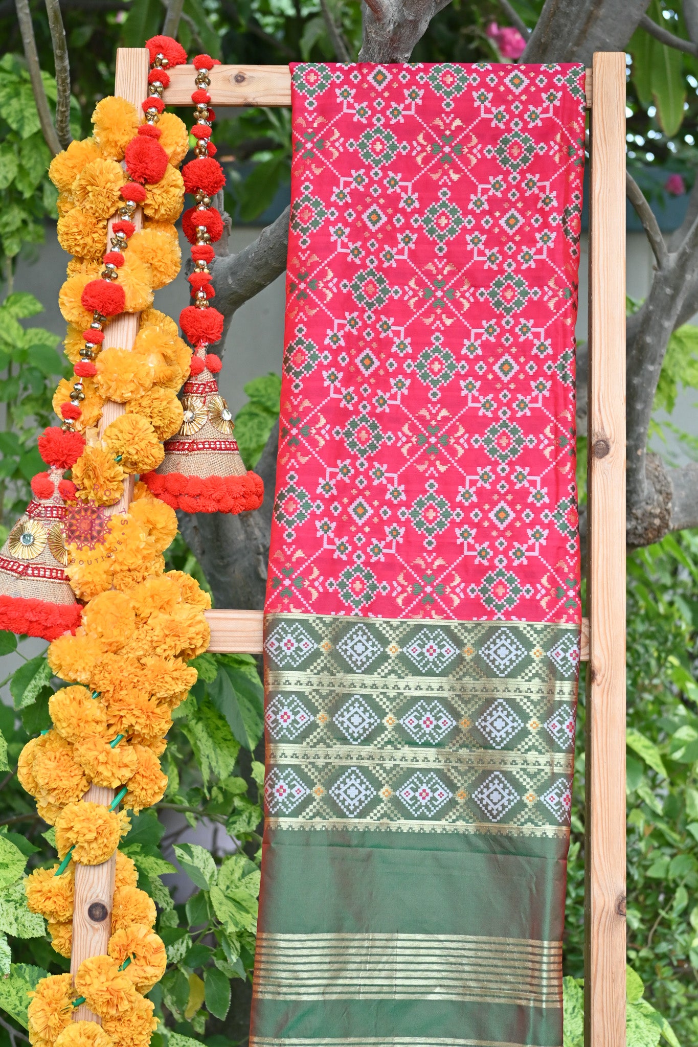 Patola Silk Dupatta - Urban Roots