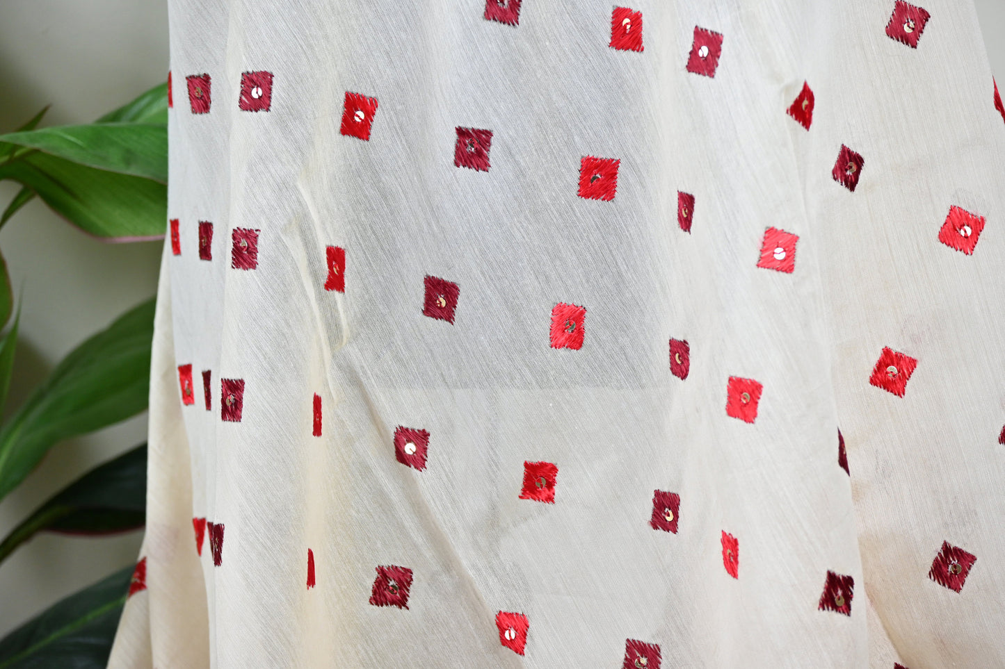 Khadi Silk Phulkari Dupatta - Urban Roots