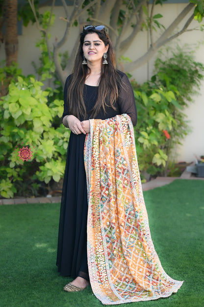 Gota Work Georgette Dupatta