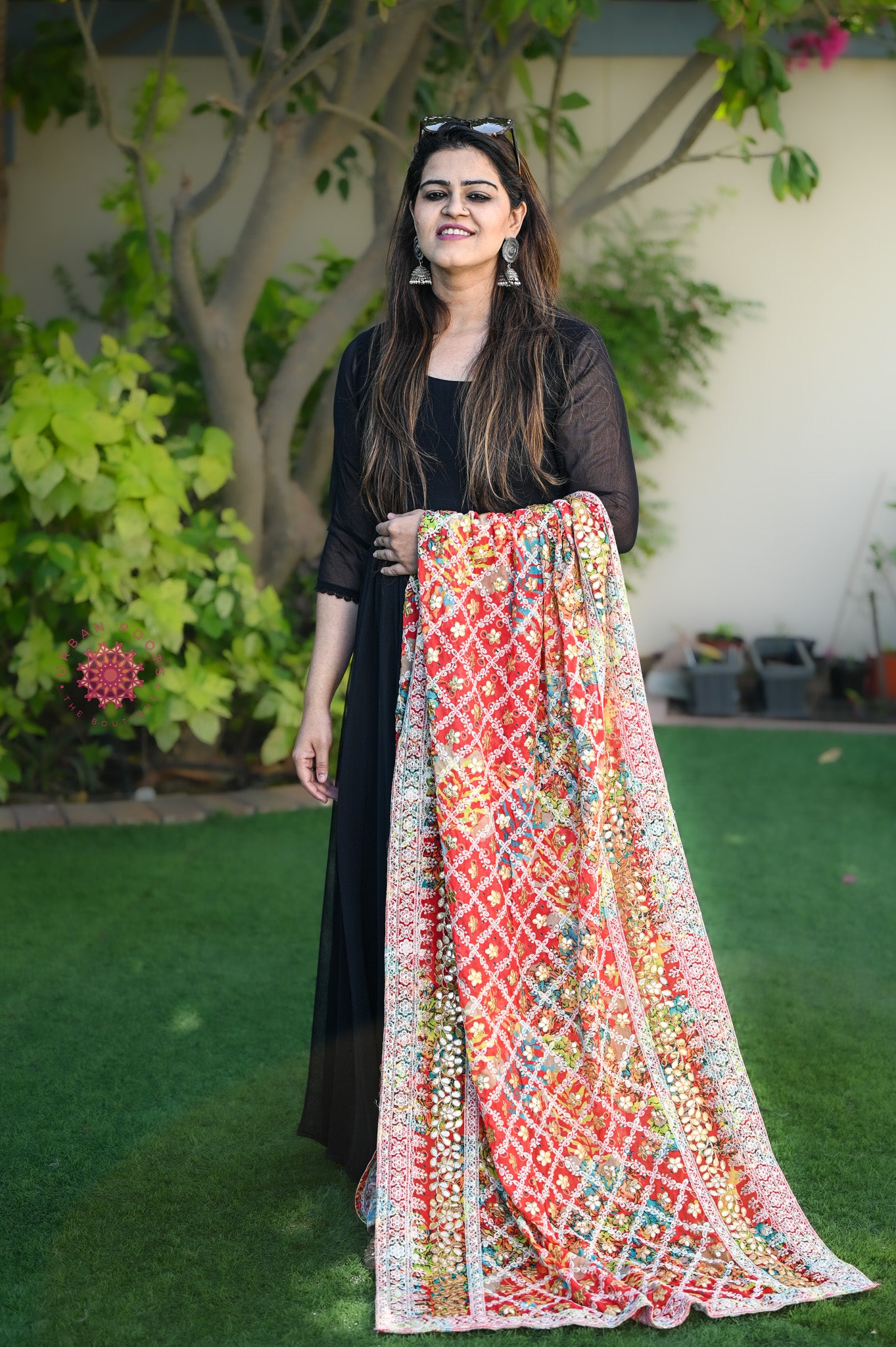 Gota Work Georgette Dupatta