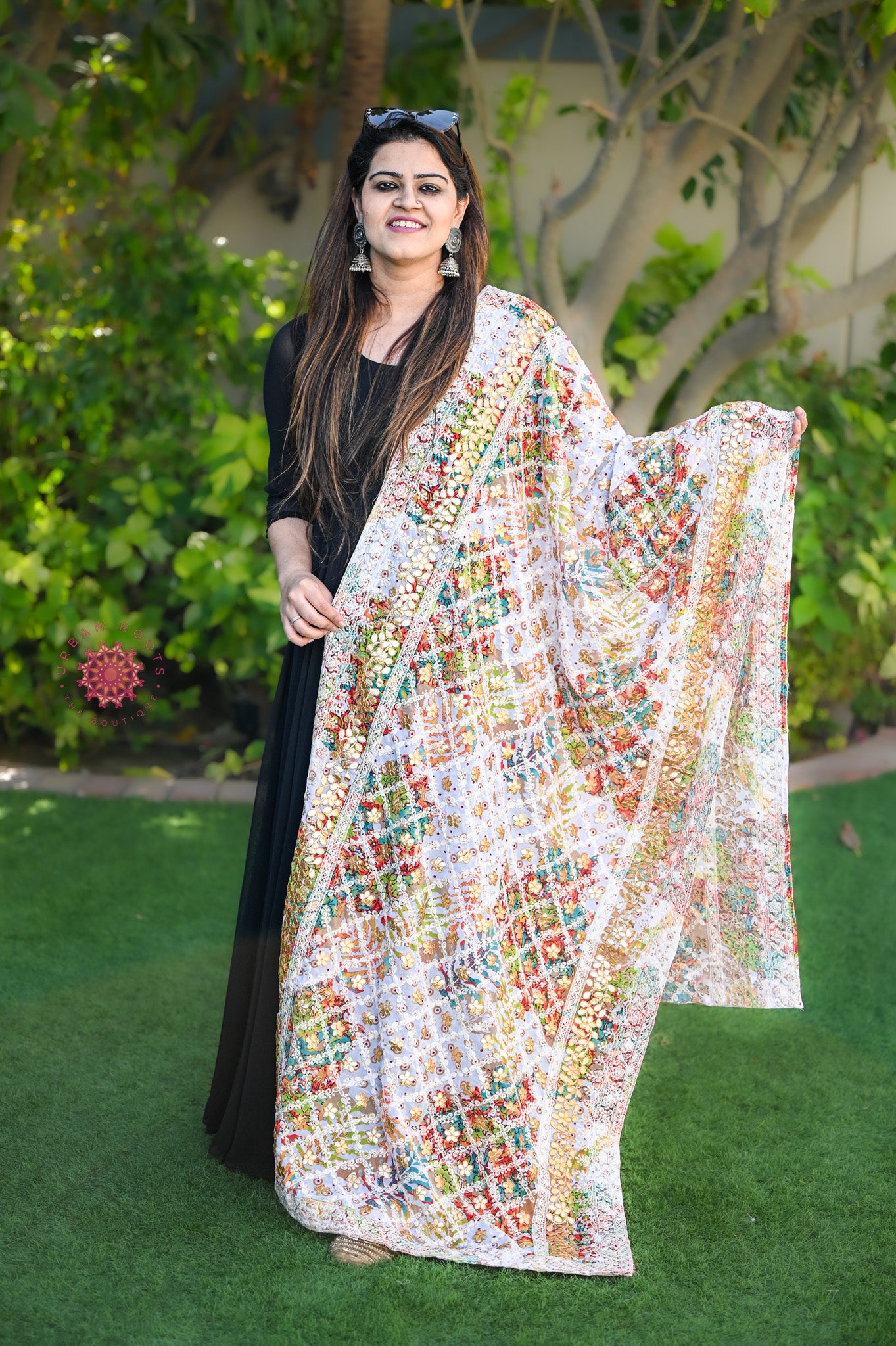 Gota Work Georgette Dupatta