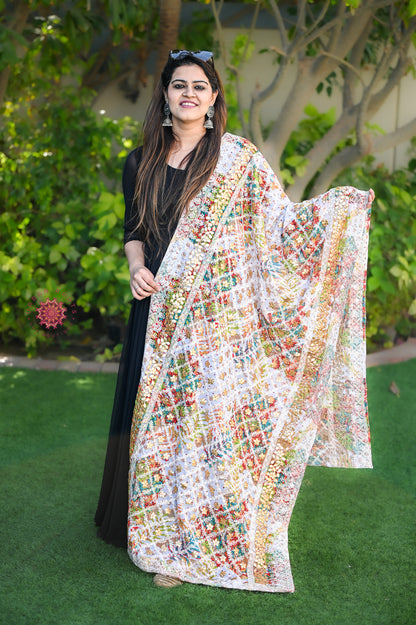 Gota Work Georgette Dupatta