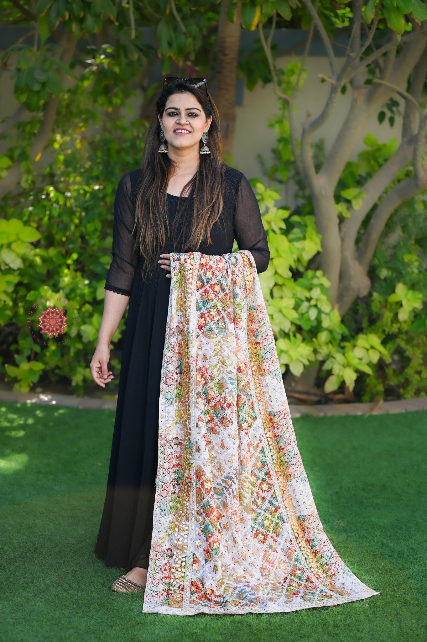 Gota Work Georgette Dupatta