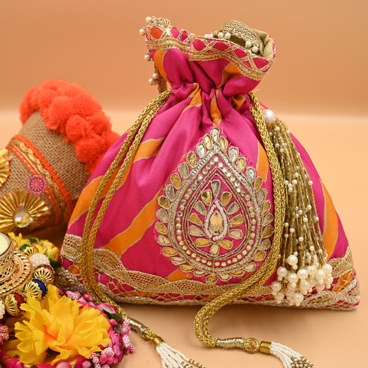 Festive Hand Potli / Hand Purse - Urban Roots