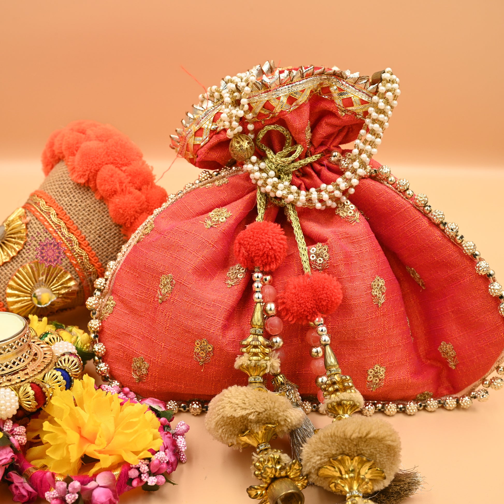 Festive Hand Potli / Hand Purse - Urban Roots