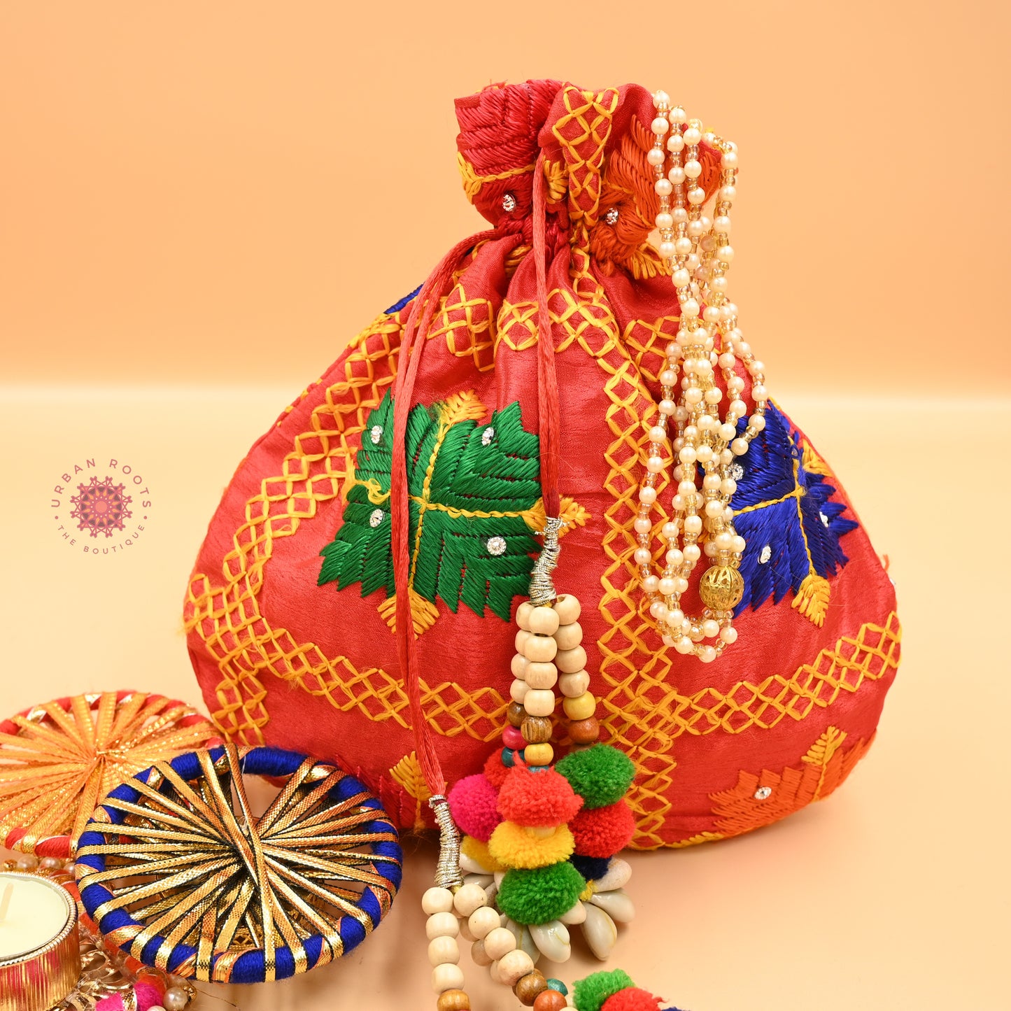 Festive Hand Potli / Hand Purse - Urban Roots