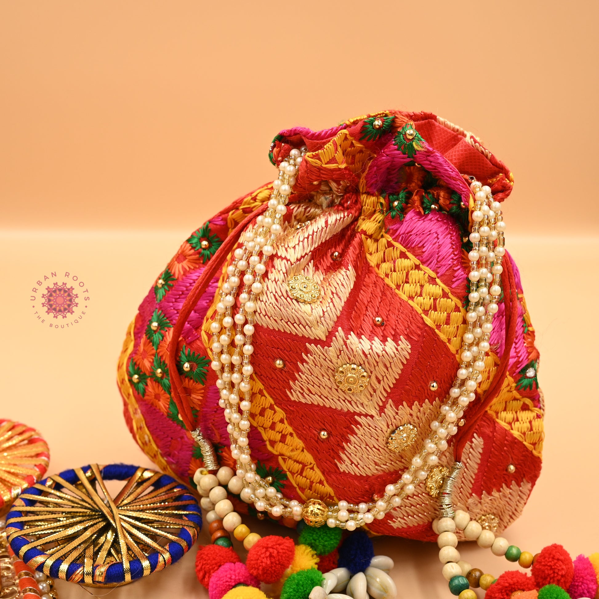 Festive Hand Potli / Hand Purse - Urban Roots