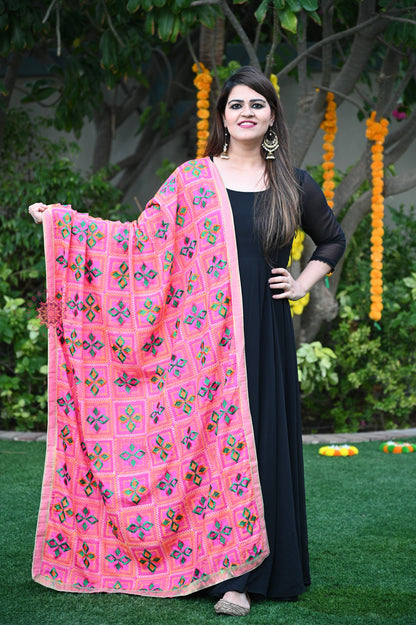 Chinon Phulkari Dupatta - Urban Roots