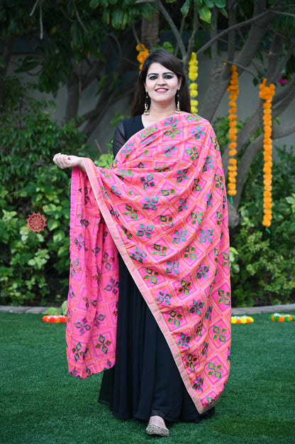 Chinon Phulkari Dupatta - Urban Roots