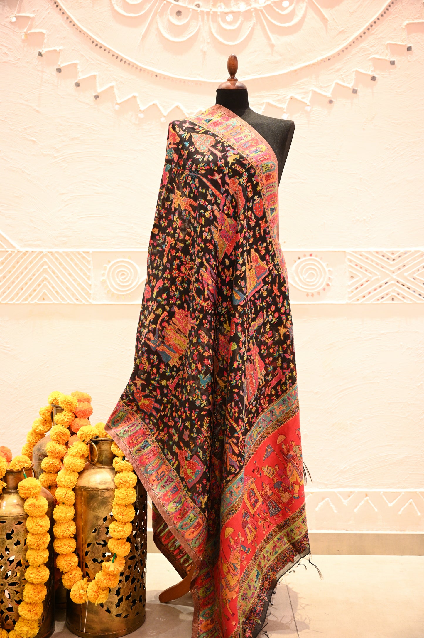 Pure Patola Silk Dupatta - Urban Roots