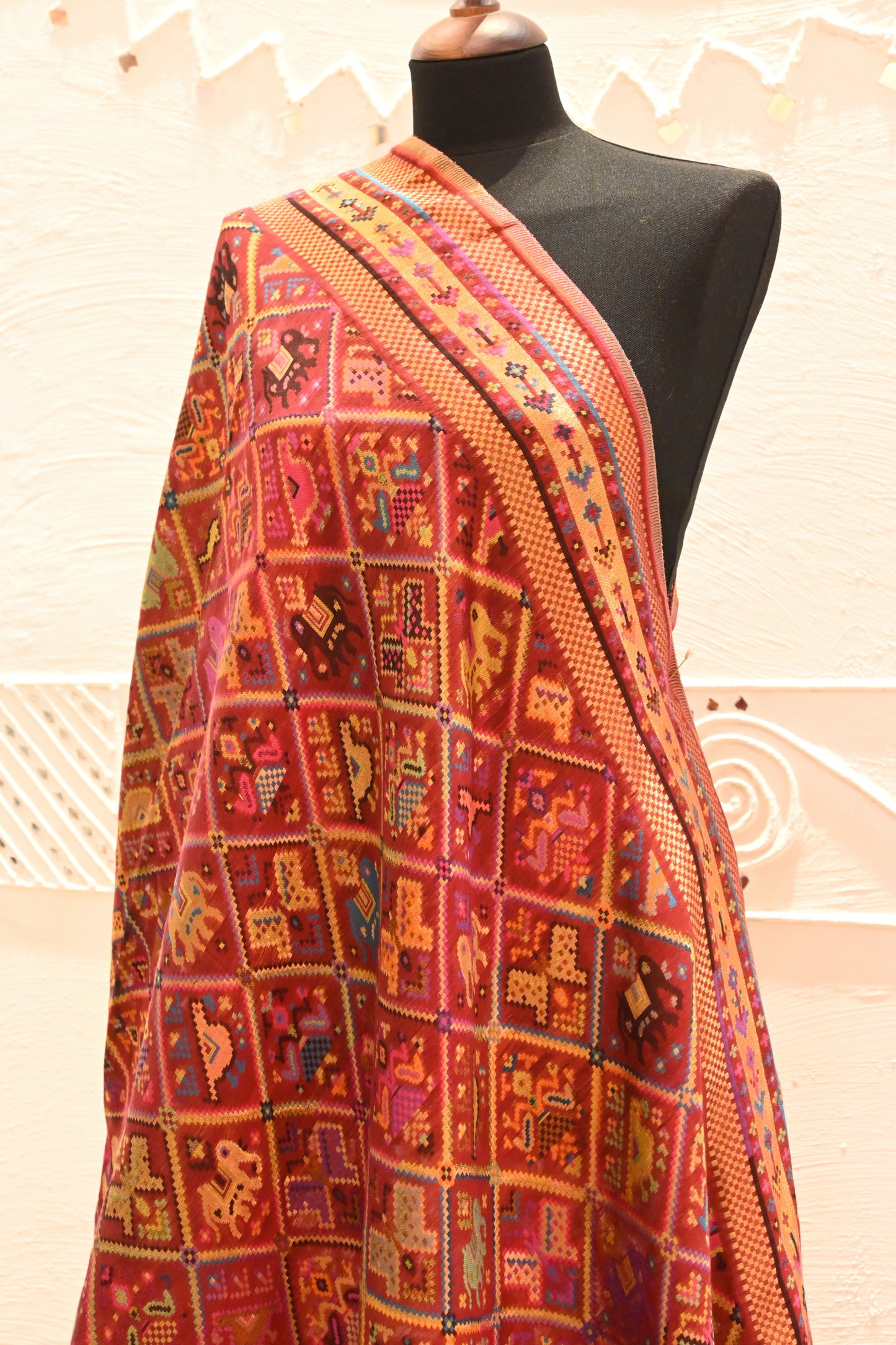 Pure Patola Silk Dupatta - Urban Roots