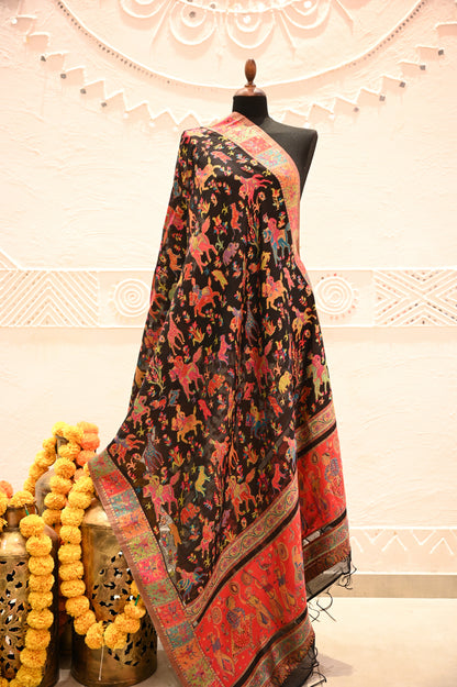 Pure Patola Silk Dupatta - Urban Roots