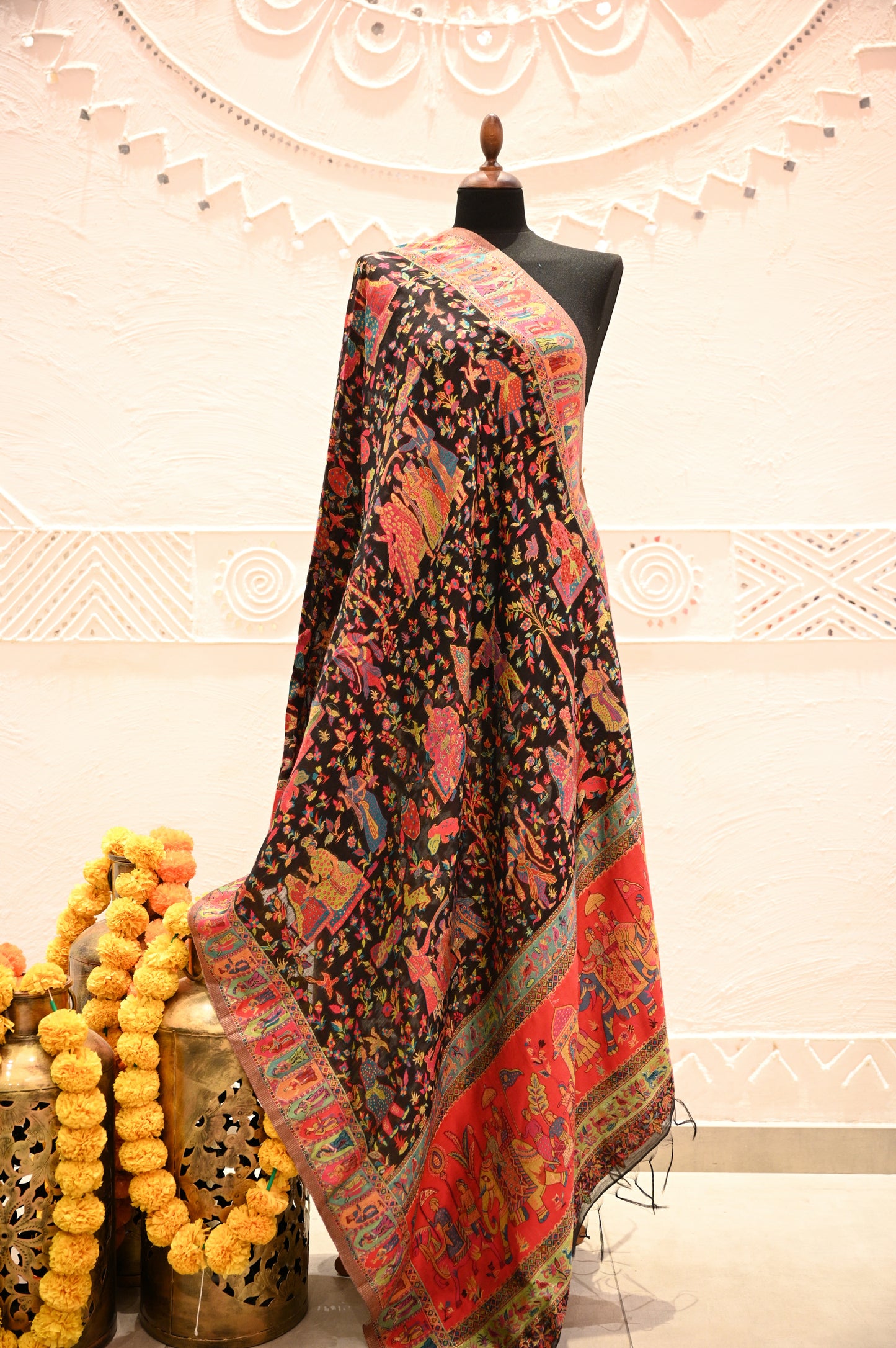 Pure Patola Silk Dupatta - Urban Roots