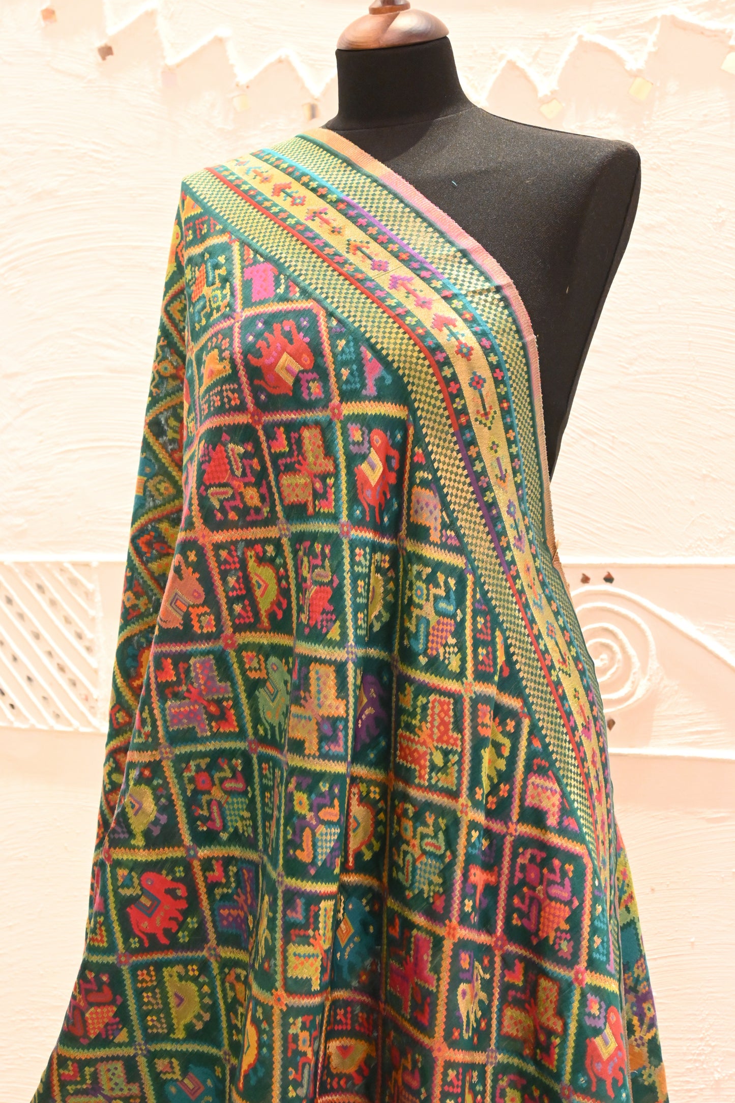 Pure Patola Silk Dupatta - Urban Roots