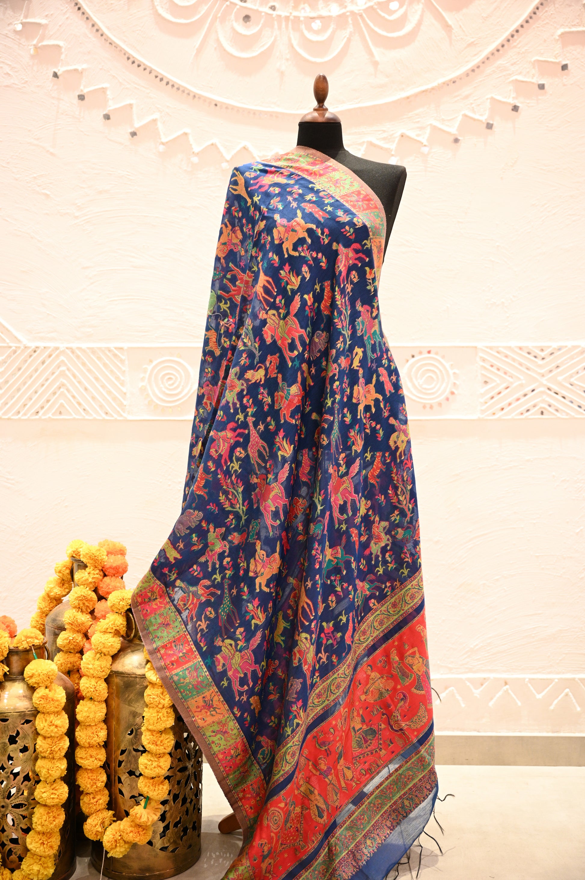 Pure Patola Silk Dupatta - Urban Roots