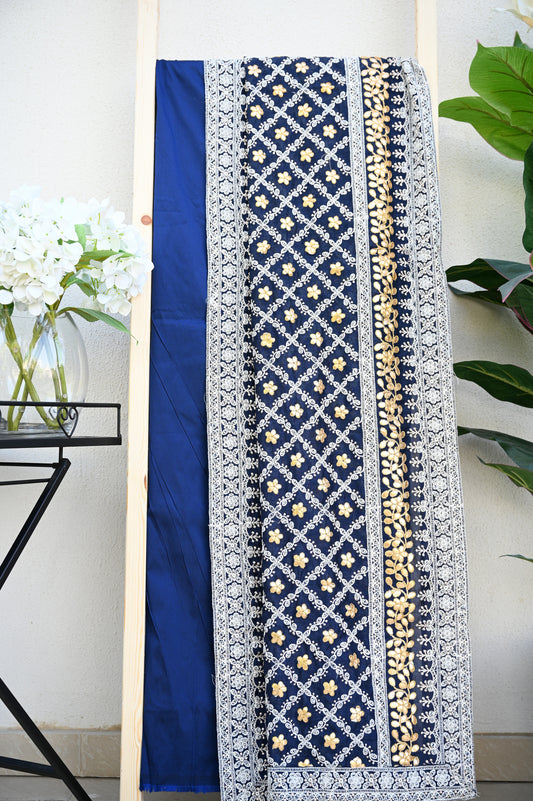 Fabric With Georgette Gota Dupatta - Urban Roots